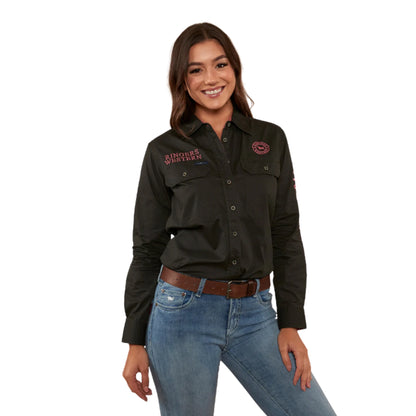 Ringers Western Womens Signature Jillaroo Womens Full Button Work Shirt