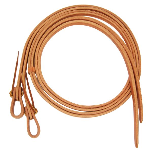 Schutz Wide Harness Leather Split Reins - 5/8 inch - EQ Saddlery