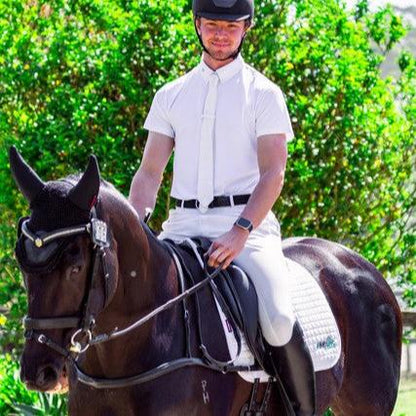 QJ Riding Wear Mens Henry Show Shirt - EQ Saddlery