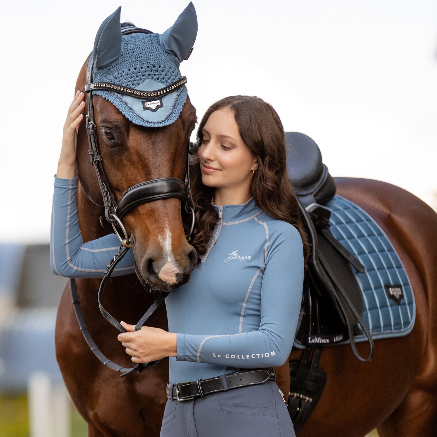 LeMieux Loire Classic Satin Square Dressage Saddle Pad