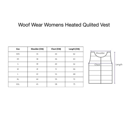 Woof Wear Womens Heated Qulited Vest