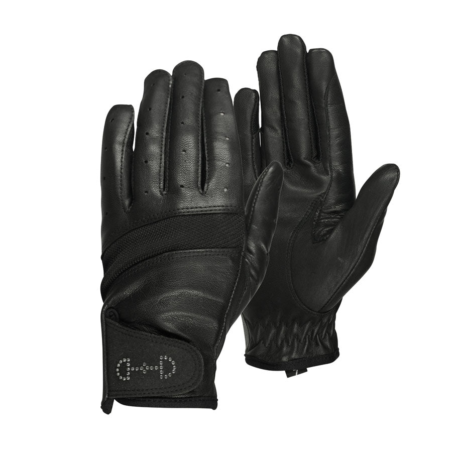 Horze Womens Leather Mesh Gloves