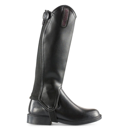 Horze Kids PU Leather Bling Chaps - EQ Saddlery