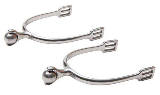Solid Roller Ball Spurs - EQ Saddlery