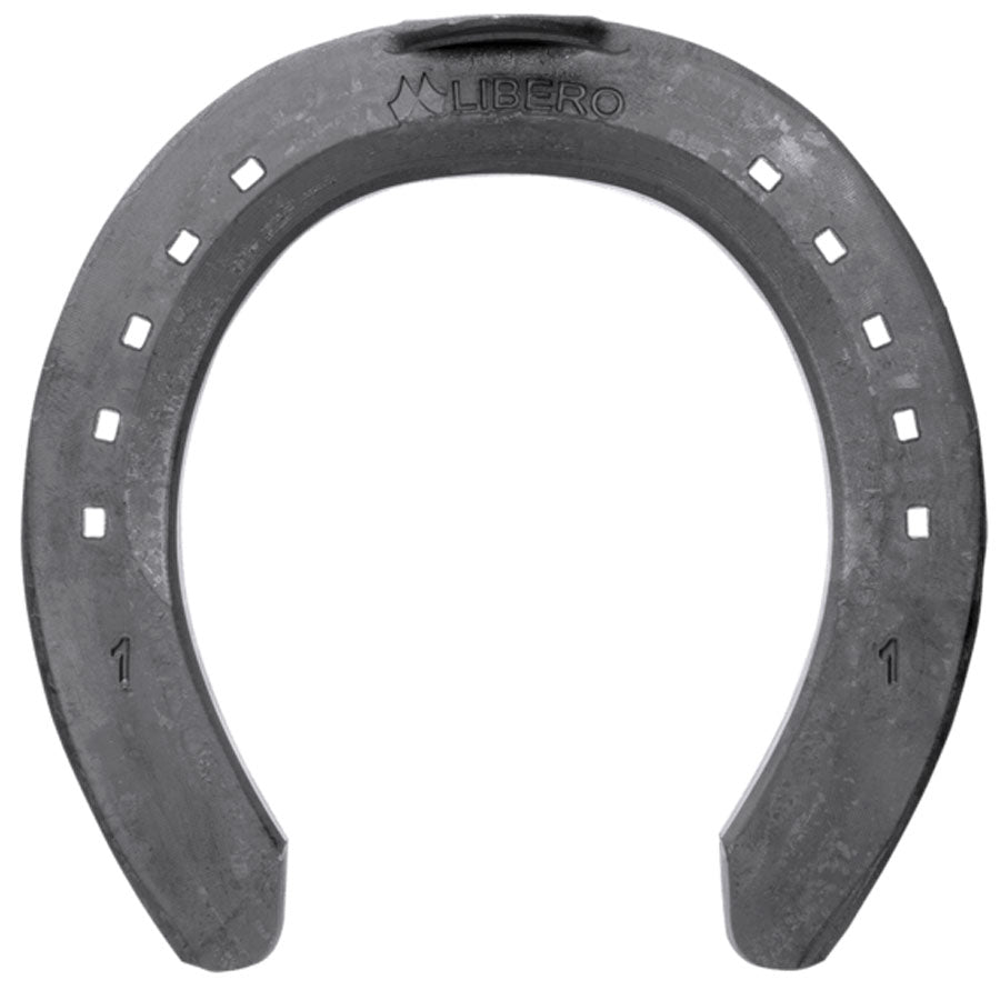 Libero Concave Front 22X8 Toe Clip Steel Horse Shoes