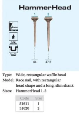 Mustad Endura Hammer Head Nails - 250 Pack