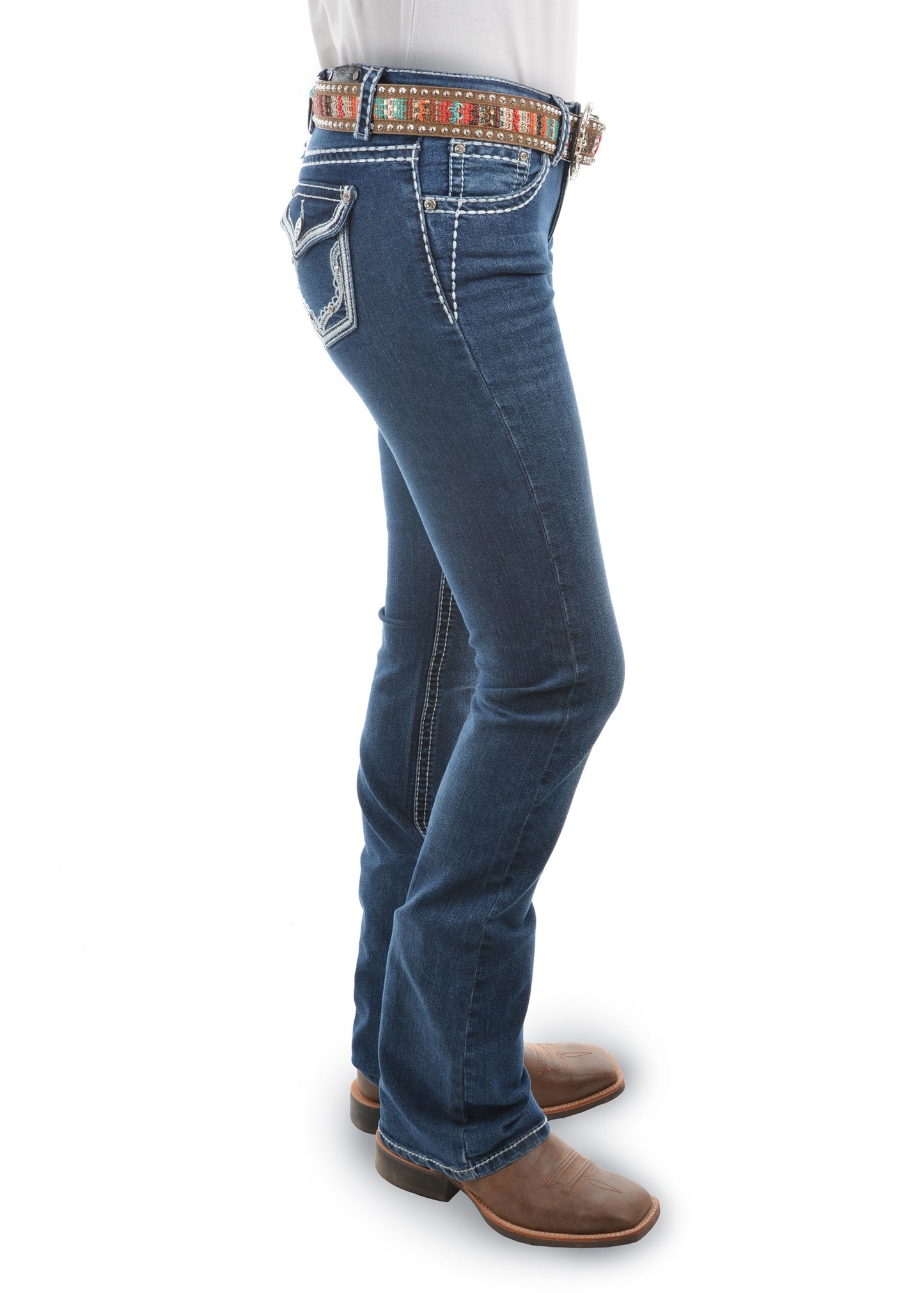 Pure Western Womens Selina Boot Cut Jeans - EQ Saddlery