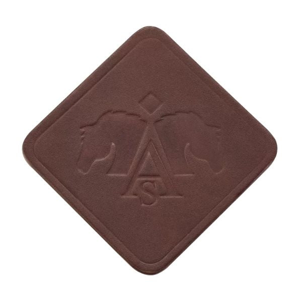 Arena Leather Coasters - set of 6 - EQ Saddlery