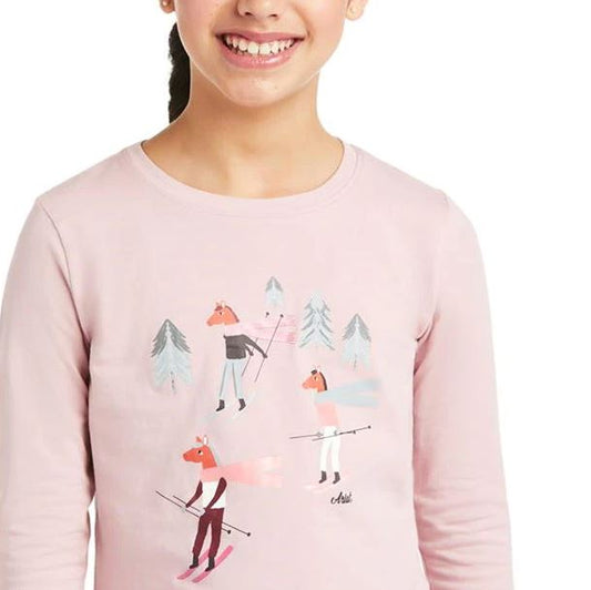 Ariat Kids Powder Ponies Tee - EQ Saddlery