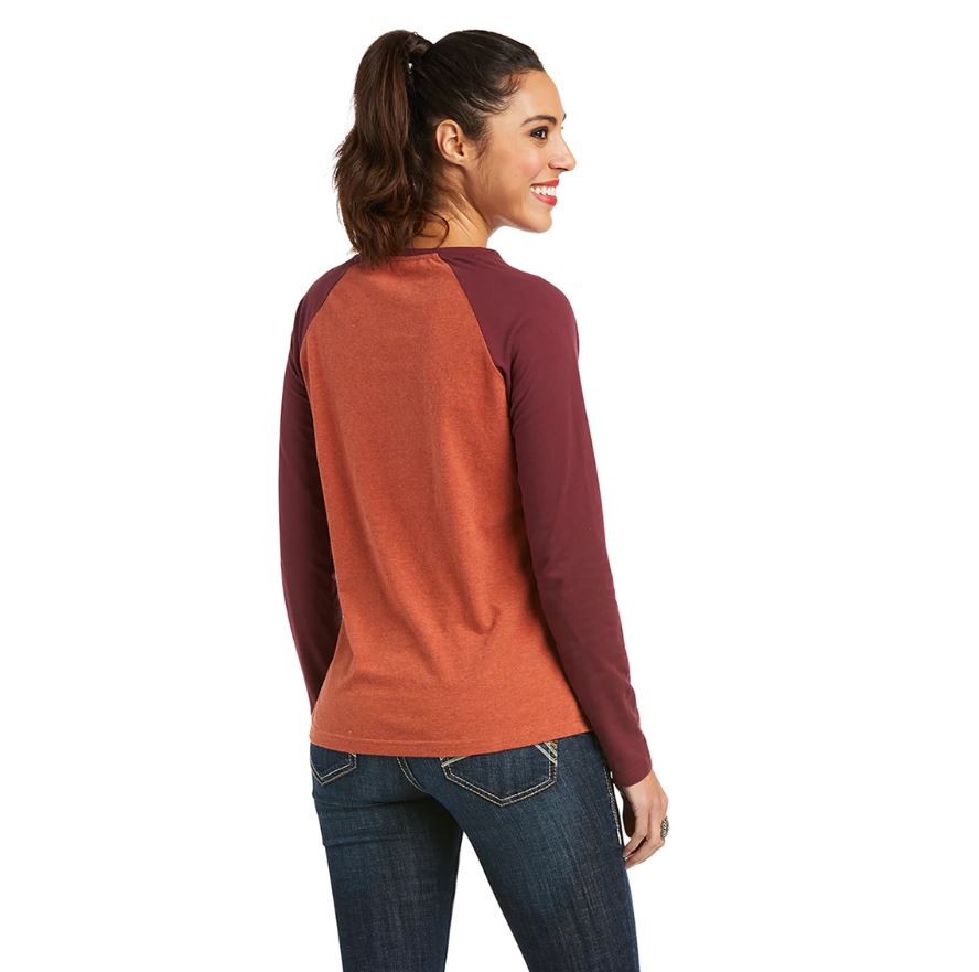 Ariat R.E.A.L. Loop Baseball Tee - EQ Saddlery