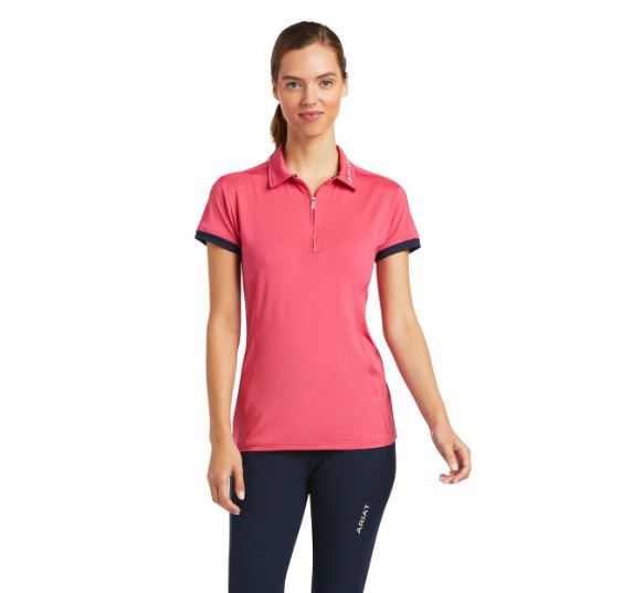 Ariat Womens Bandera 1/4 Zip Polo