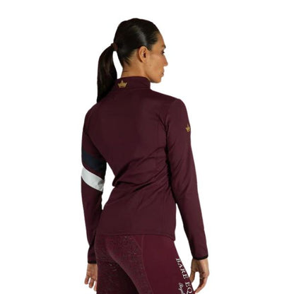 BARE Royal Riding Club Balmoral Baselayer - Burgundy - EQ Saddlery