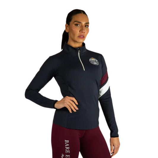 BARE Royal Riding Club Balmoral Baselayer - Burgundy - EQ Saddlery