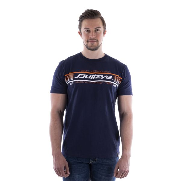 Bullzye Mens Elevation Short Sleeve Tee Navy - EQ Saddlery