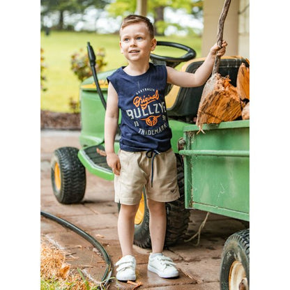 Bullzye Boys Original Muscle Tank Navy