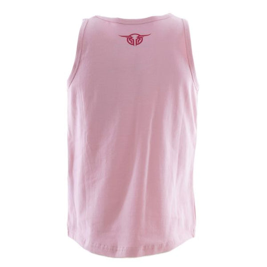 Bullzye Girls Tripped Singlet Pink - EQ Saddlery