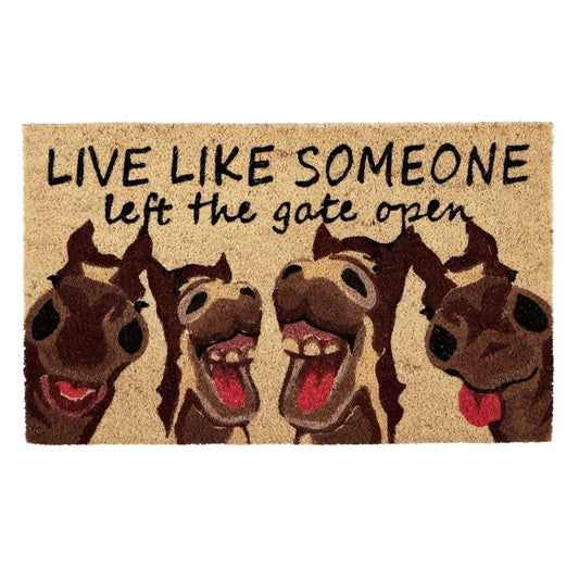 Door Mat Live Like Someone - EQ Saddlery