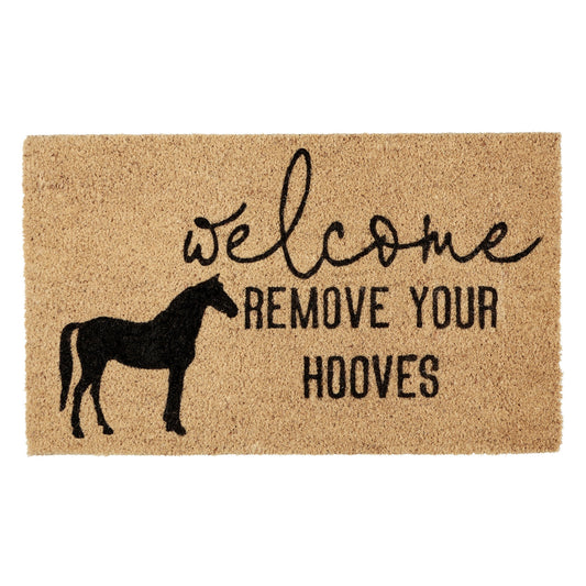 Door Mat Remove Your Hooves - EQ Saddlery