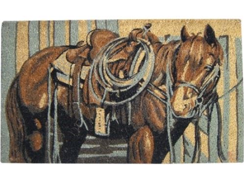 Door Mat - Western Horse