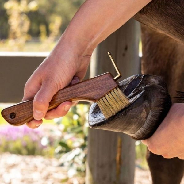 Hairy Pony Copper Bristle Hoof Pick