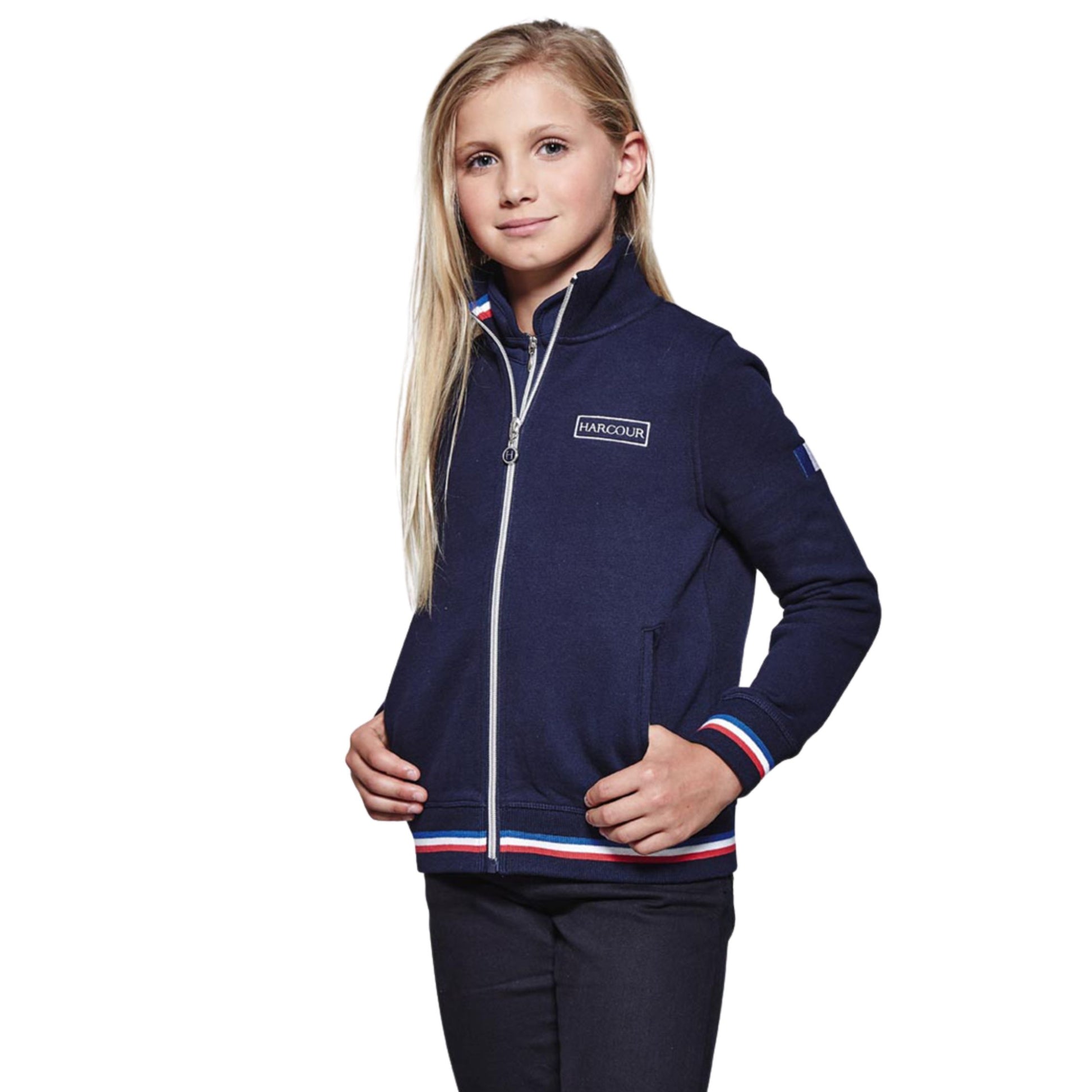 Harcour Reveurh Kids LS Zip Up Top - EQ Saddlery