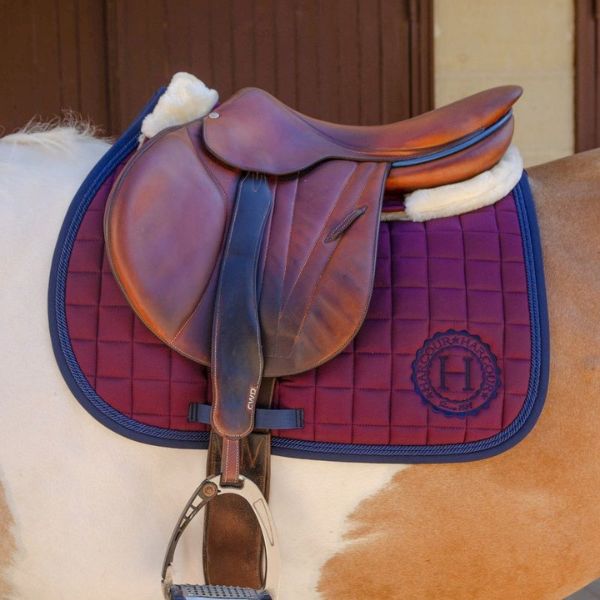 Harcour Storm Jump Saddle Pad Storm Violine - EQ Saddlery