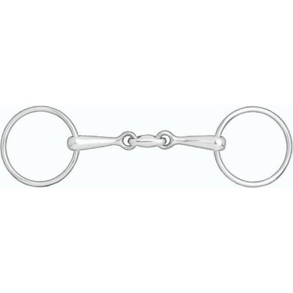 Horze Double-Jointed Loose Ring Snaffle Bit