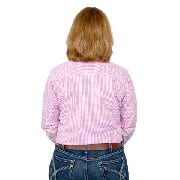 Just Country Womens Abbey Full Button Work Shirt - EQ Saddlery