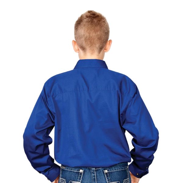 Just Country Boys Lachlan Half Button Work Shirt - EQ Saddlery