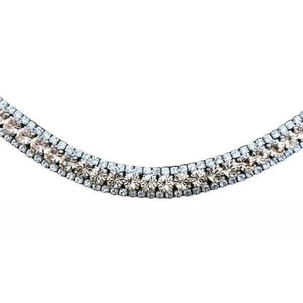 Lumiere Champagne Crystal Browband