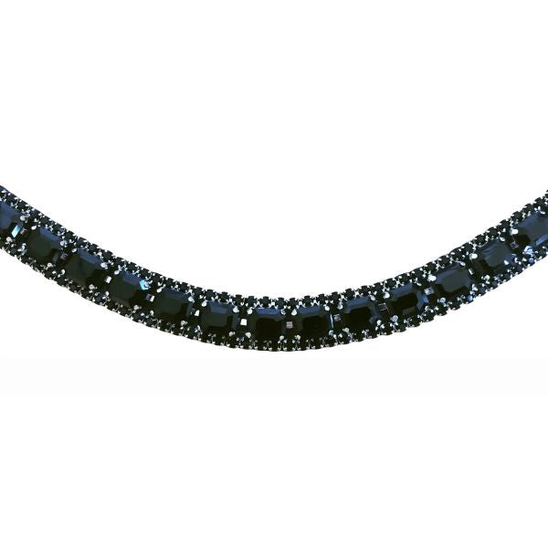 Lumiere Onyx Crystal Browband