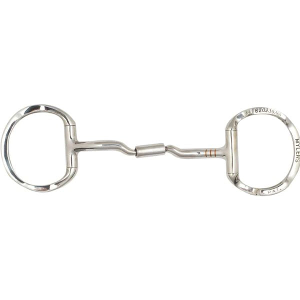 Myler MB05 Eggbutt With Hooks Bit - EQ Saddlery