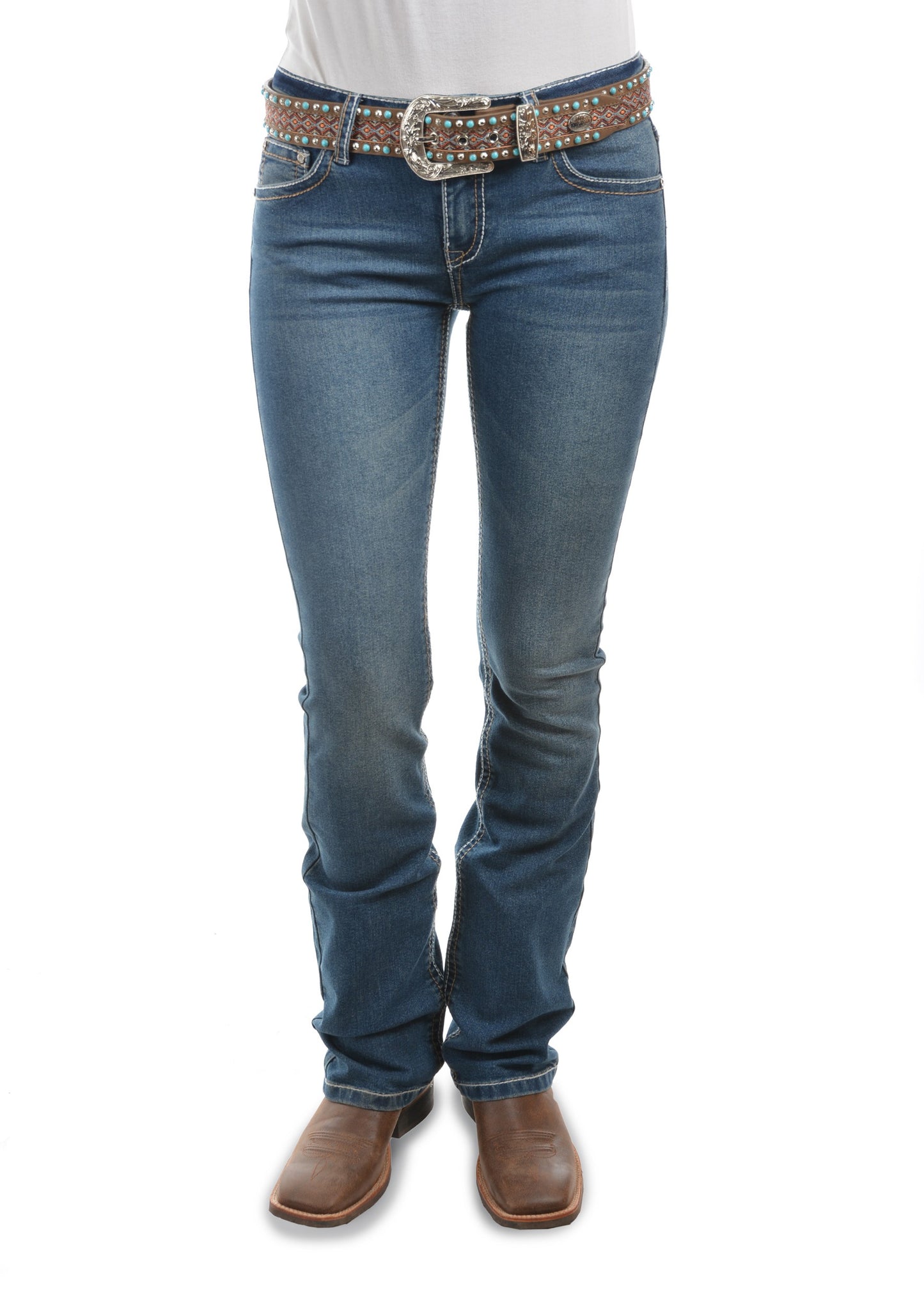 Pure Western Womens Brandy Boot Cut Jeans - EQ Saddlery