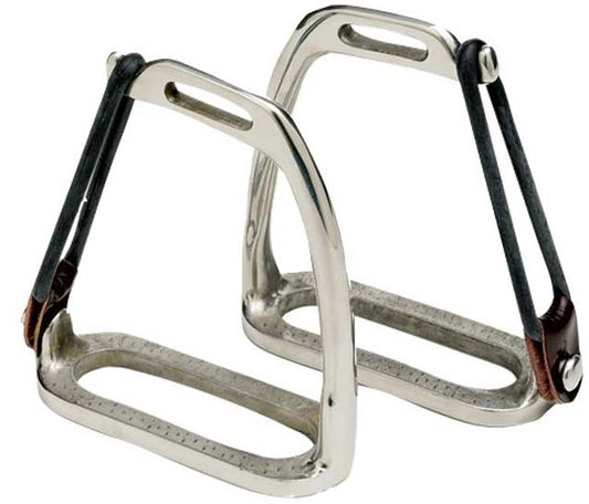 Peacock Stainless Steel Stirrup Irons