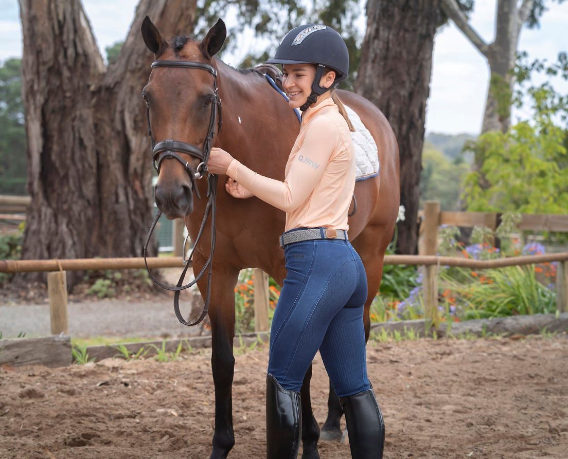 QJ Riding Wear Stella Denim Tights