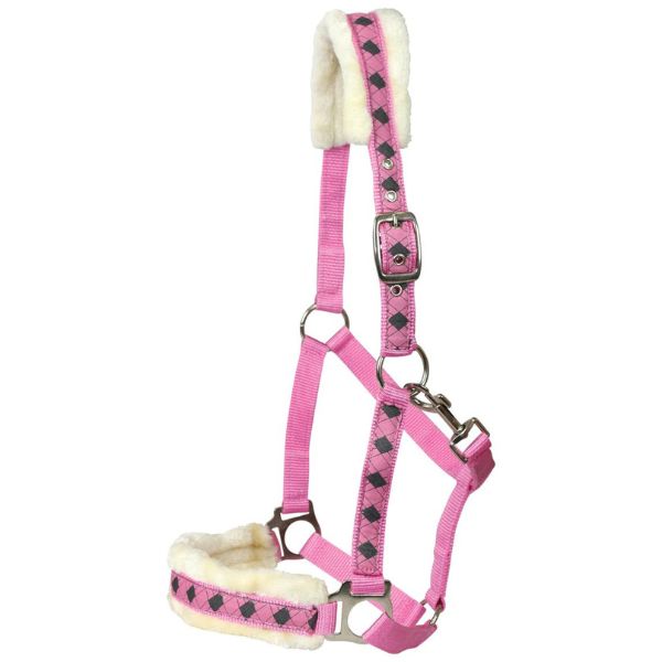 Rancher Fleece Lined Check Halter