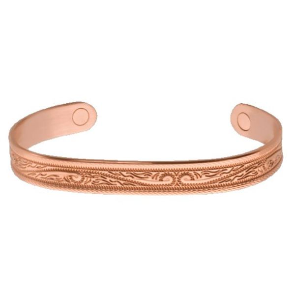 Sabona Western Scroll Copper Magnestic Wrist Band