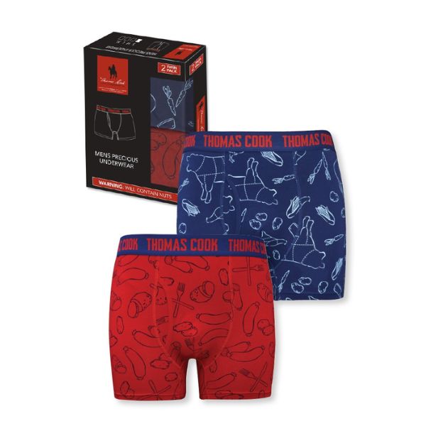 Thomas Cook Mens TC Precious Tools Underwear Twin Pack Multi - EQ Saddlery