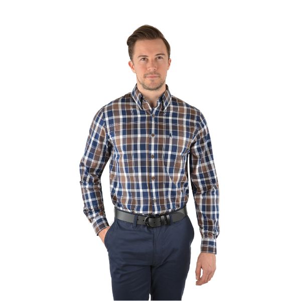 Thomas Cook Mens Roycroft Check Long Sleeve Shirt - EQ Saddlery