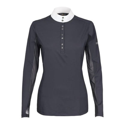 Tredstep Solo Air LS Competition Shirt White - EQ Saddlery