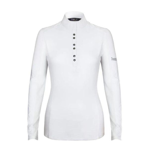 Tredstep Solo Air LS Competition Shirt White - EQ Saddlery