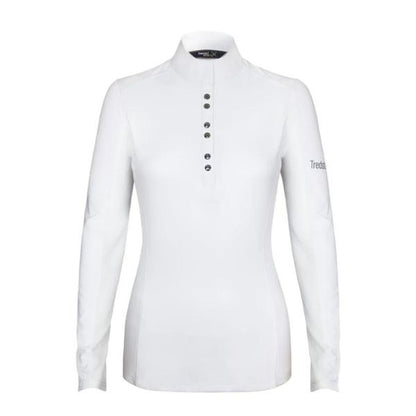 Tredstep Solo Air LS Competition Shirt White - EQ Saddlery
