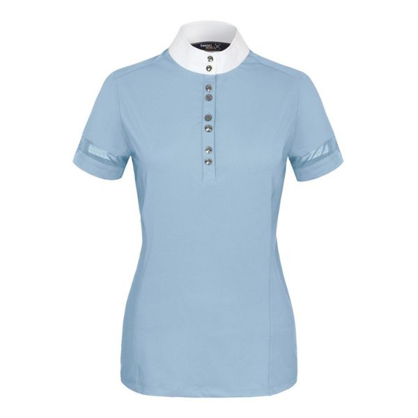 Tredstep Solo Air SS Competition Shirt Light Blue - EQ Saddlery