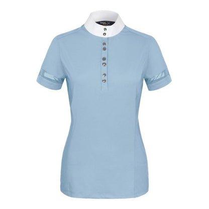 Tredstep Solo Air SS Competition Shirt Light Blue - EQ Saddlery