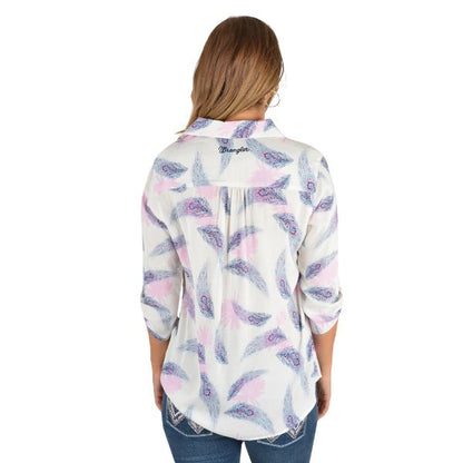 Wrangler 3/4 Sleeve Shirt Rebecca Print - EQ Saddlery