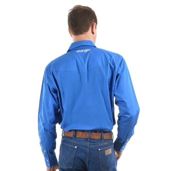 Wrangler Mens Logo Rodeo Shirt