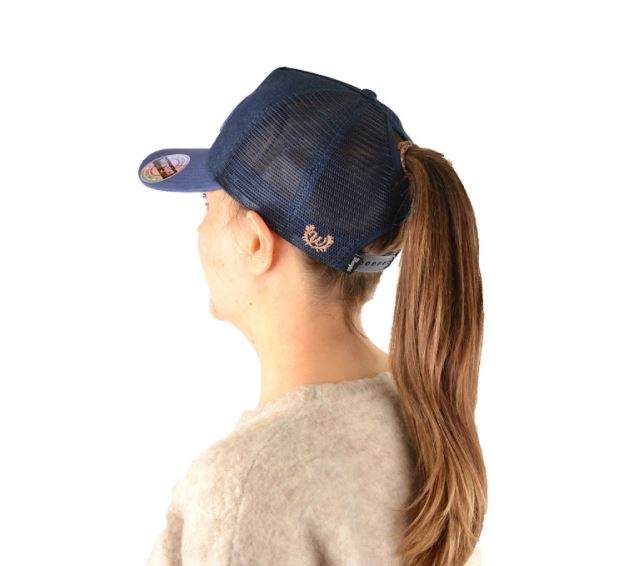 Wrangler Terri High Profile Ponytail Trucker Cap - EQ Saddlery