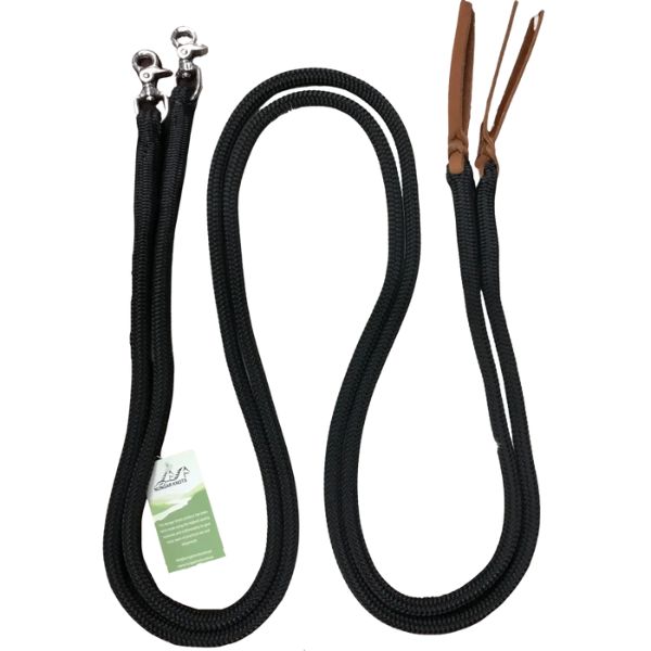Yachting Rope Split Reins with Stainless Steel Clips – EQ Saddlery