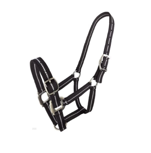 Metalic Stripe Halter - EQ Saddlery