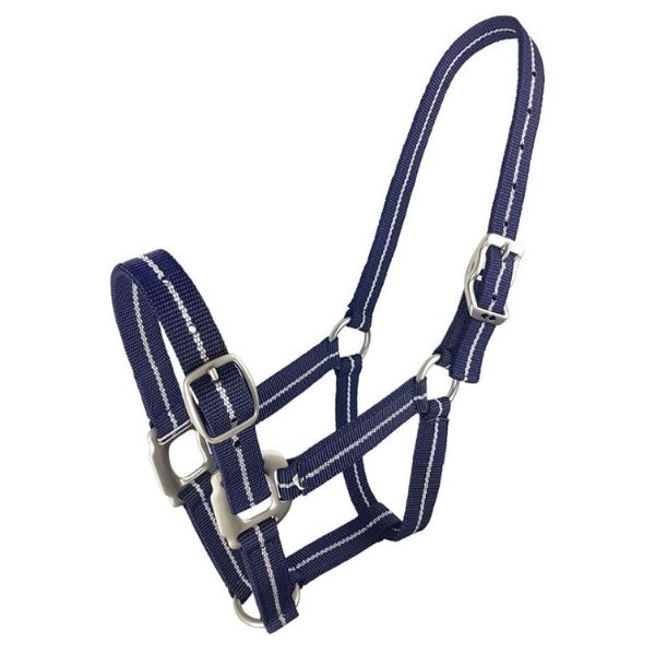Zilco Metallic Stripe Halter - EQ Saddlery
